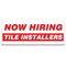 Signmission Now Hiring Tile Installers Banner Apply Inside Accepting Application Single Sided B-96-30316 - alternate 1